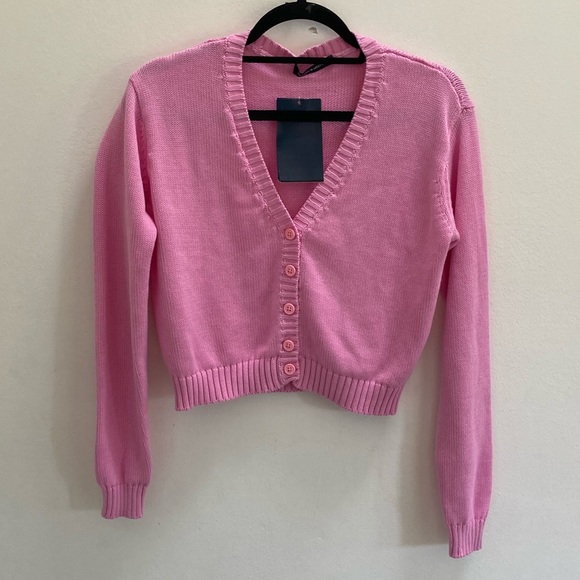 Brandy Melville Sweaters - Bubblegum Pink Billie Cardigan